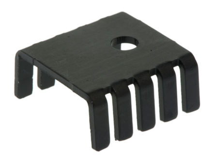 AAVID THERMALLOY - ML7G - AAVID THERMALLOY 黑色 散热器 ML7G, 24K/W, 螺钉安装, 19 x 20 x 8.8mm 