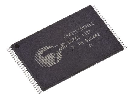 Cypress Semiconductor - CY62167DV30LL-55ZXI - Cypress Semiconductor CY62167DV30LL-55ZXI, 16Mbit SRAM ڴ, 1M  x 16 λ, 2.2  3.6 V, 48 TSOPװ 