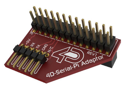 4D Systems - 4D Serial Pi Adaptor - 4D Systems 4D Serial Pi Adaptor Serial Pi LCD �@示屏接口 �m配器板 