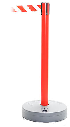 Tensator - 885T-21-D3 - Tensator Tensator 红色/白色 室外可伸缩栅栏 塑料，uPVC 围栏和栏柱 885T-21-D3, ? 390mm, 3.65m深 x 945mm高		