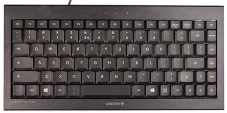 Cherry - JK-0720EU - Cherry 黑色 USB 有线 工业用 紧凑型 QWERTY（美国） 键盘 JK-0720EU 