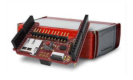 4D Systems - ADAM - 4D Systems ADAM LCD �@示屏接口 �m配器板, 使用于 4DLCD-FT843，Arduino 