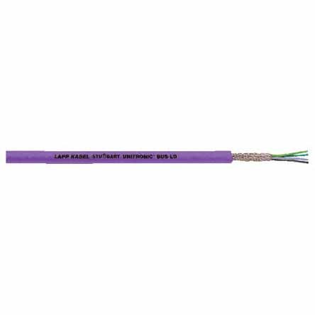 Lapp - 2170214 - Lapp 24 AWG 紫色 聚氨酯 PUR护套 总线电缆 2170214, 8.4mm 外径		