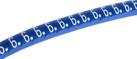 HellermannTyton - 901-10273 - HellermannTyton Helagrip ϵ 1000װ װ Ϲ̶ ±ʶ 901-10273, 3.5mm, 3.3 mm, 1  3mmֱ, ӡ"6"ͼ 