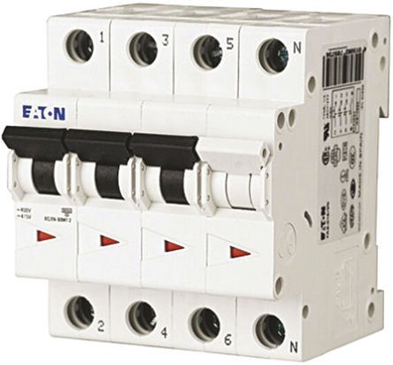 Eaton - FAZ6-B16/3N - Eaton xEffect FAZ6 ϵ 3 + N 16 A MCB ΢Ͷ· FAZ6-B16/3N, 6 kA Ͽ, B բ 