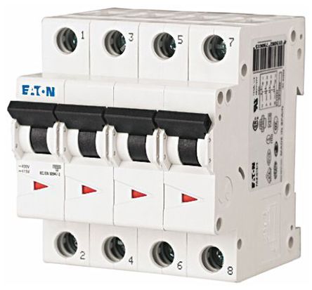 Eaton - FAZ6-C10/4 - Eaton xEffect FAZ6 ϵ 4 10 A MCB ΢Ͷ· FAZ6-C10/4, 6 kA Ͽ, C բ 