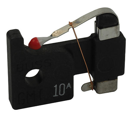 Cooper Bussmann - GMT-1-2A - Cooper Bussmann 500mA ɫ ʽ òƬʽ۶ GMT-1-2A, ָʾ, 60 V dc, 125 V ac, 20.57mm x 3.23mm x 14.86mm		