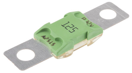 Pudenz - 153.5395.6121 - Pudenz 125A ɫ BF2 ˨̶۶ 153.5395.6121, 32V dc, 67.3mm x 18.8mm x 10.4mm		