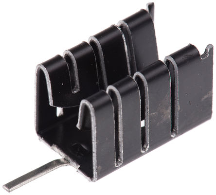 AAVID THERMALLOY - PF435G - AAVID THERMALLOY 黑色 散�崞� PF435G, 20.3K/W, 焊接安�b, 13 x 12.7 x 19.5mm 