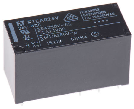 Fujitsu - FTR-F1CA024V - Fujitsu FTR-F1CA024V ˫˫ PCB װ Ǳ̵, 24V 