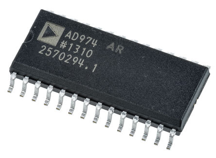 Analog Devices - AD974ARZ - Analog Devices AD974ARZ 16 λ ADC, SPIӿ, 28 SOIC Wװ		