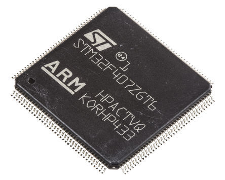 STMicroelectronics - STM32F407ZGT6 - STMicroelectronics STM32F 系列 32 bit ARM Cortex M4F MCU STM32F407ZGT6, 168MHz, 1024 kB ROM 闪存, 4 kB、192 kB RAM, 1xUSB 