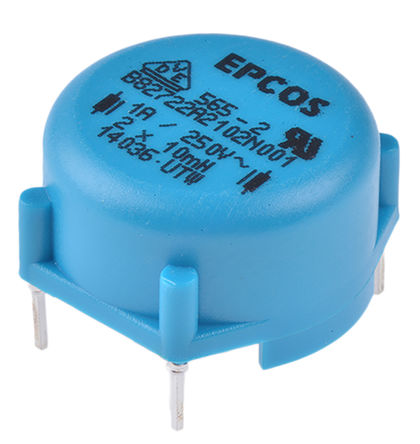 EPCOS - B82722A2102N001 - EPCOS B82721A ϵ 10 mH 30%  B82722A2102N001 ʵ, 1A Idc, 480m Rdc 