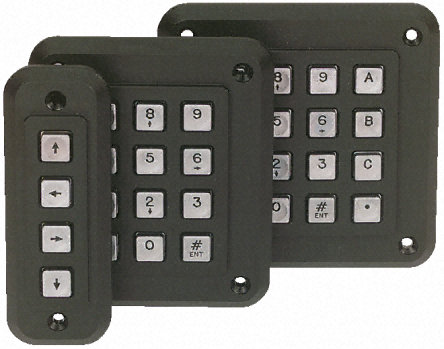 Storm - PLX120202 - Storm IP65 12键 压铸锌键帽 小型键盘 PLX120202, 3 x 4 键盘 