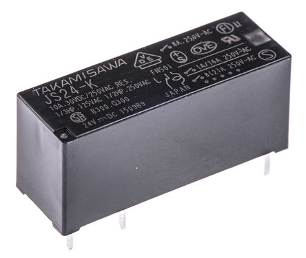 Fujitsu - JS-24-K - Fujitsu JS-24-K ˫ PCB װ Ǳ̵, 24V 