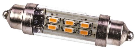 JKL Components - LE-0909-11WW - JKL Components ůɫ 10.2ֱx 43ߣmm  LED  LE-0909-11WW, 43 mm 10.2mmֱ, 12 V /ֱ 42 mA, 36 lm		