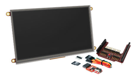 4D Systems - SK-70DT-AR - 4D Systems Diablo16 ϵ 7in TFT  ʾģ, 800 x 480pixels ֱ WVGA, LED  ӿ 