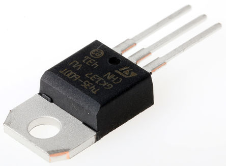 STMicroelectronics - T435-600T - STMicroelectronics T435-600T ˫ɿع迪Ԫ, 4A, 600Vֵ, 35mA 1.3V, 3 TO-220ABװ 
