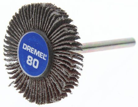 Dremel - 2615050432 - Dremel 去毛刺/抛光轮 2615050432, 28.6mm直径 x 4.8mm宽, 3.2mm孔径		