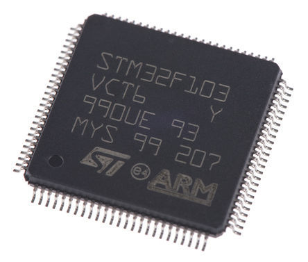 STMicroelectronics - STM32F427VGT6 - STMicroelectronics STM32 系列 32 bit ARM Cortex M4 MCU STM32F427VGT6, 180MHz, 1024 kB ROM 闪存, 256 kB RAM 2xUSB, LQFP-100		