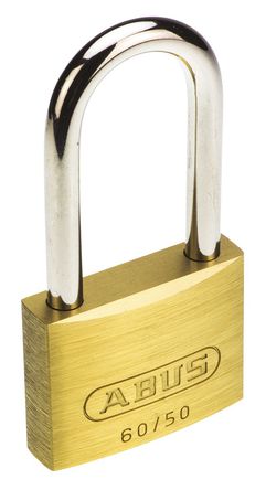 ABUS - XR0060HB55K1 - Abus XR0060HB55K1 相同配匙 黄铜 黄铜，钢 挂锁, 8mm 锁钩 