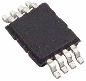 Microchip - 24AA04-I/MS - Microchip 24AA04-I/MS 串行 EEPROM 存储器, 4kbit, 串行 - I2C接口, 900ns, 1.7 → 5.5 V, 8引脚 MSOP封装 