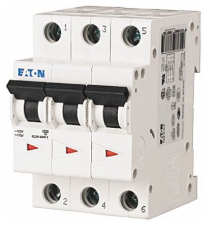 Eaton - FAZ6-B6/3 - Eaton xEffect FAZ6 ϵ 3 6 A MCB ΢Ͷ· FAZ6-B6/3, 6 kA Ͽ, B բ 