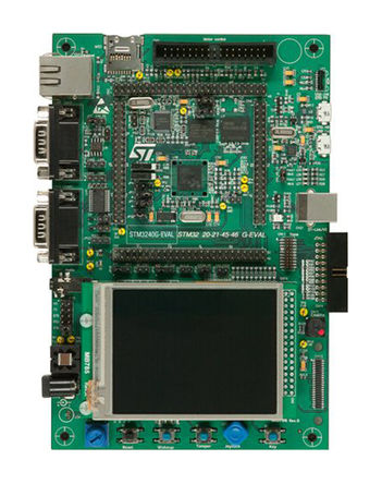STMicroelectronics - STM3240G-EVAL - STMicroelectronics STM32F407IGH6 STM32 处理器系列 评估测试板 评估测试板 STM3240G-EVAL; 载有 STM32F407IGH6 MCU (ARM Cortex M4F 内核) 