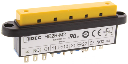 Idec - HE2B-M222 - Idec HE2B-M222 IP40 Off-On-Off 尲װ  