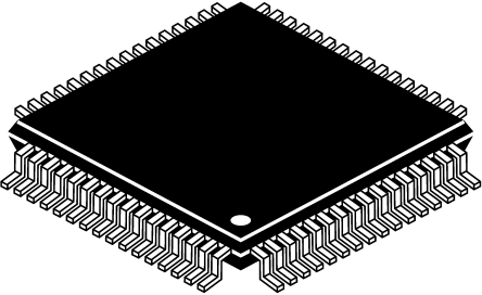 Freescale - MC9S08AW32CPUE - Freescale HCS08 系列 8 bit S08 MCU MC9S08AW32CPUE, 40MHz, 32768 B ROM 闪存, 2048 B RAM, LQFP-64 