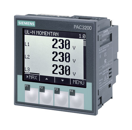 Siemens - 7KM2112-0BA00-2AA0 - Siemens SENTRON PAC3200 ϵ 7KM2112-0BA00-2AA0 92 x 92 mm ͼ,LCD,ɫ ֹʱ, 0.2()%0.3(ѹ)%0.5()%0.5()%		