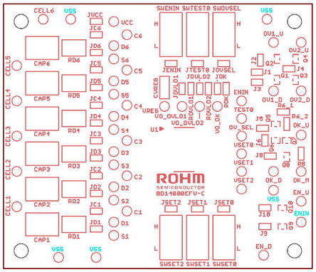ROHM - BD14000EFV-EVK-001 - ROHM 电池监测 评估测试板 BD14000EFV-EVK-001		